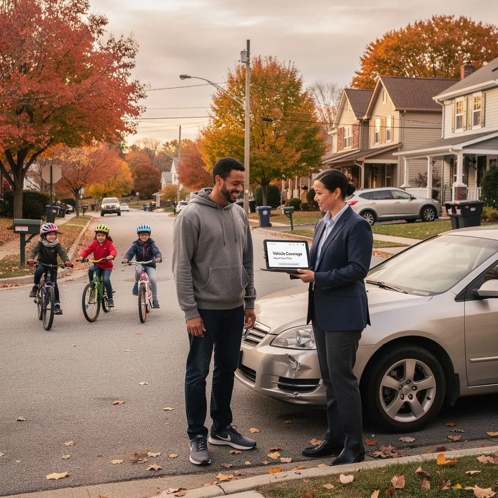 Схема страхования, показывающая различные уровни покрытия и прозрачные цены.
