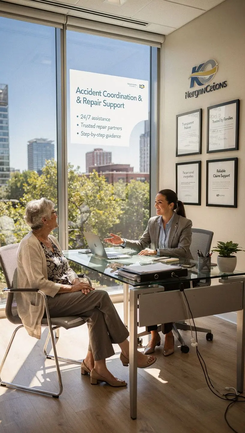 Защита автомобиля на фоне американского флага, символизирующая надежность и безопасность.